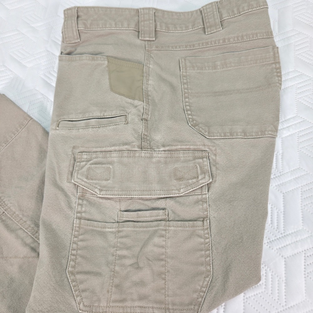 Noble Outfitters Pants Hammer Drill Canvas Cargo Mens 36x30 Khaki FullFlexx HD - Picture 10 of 11
